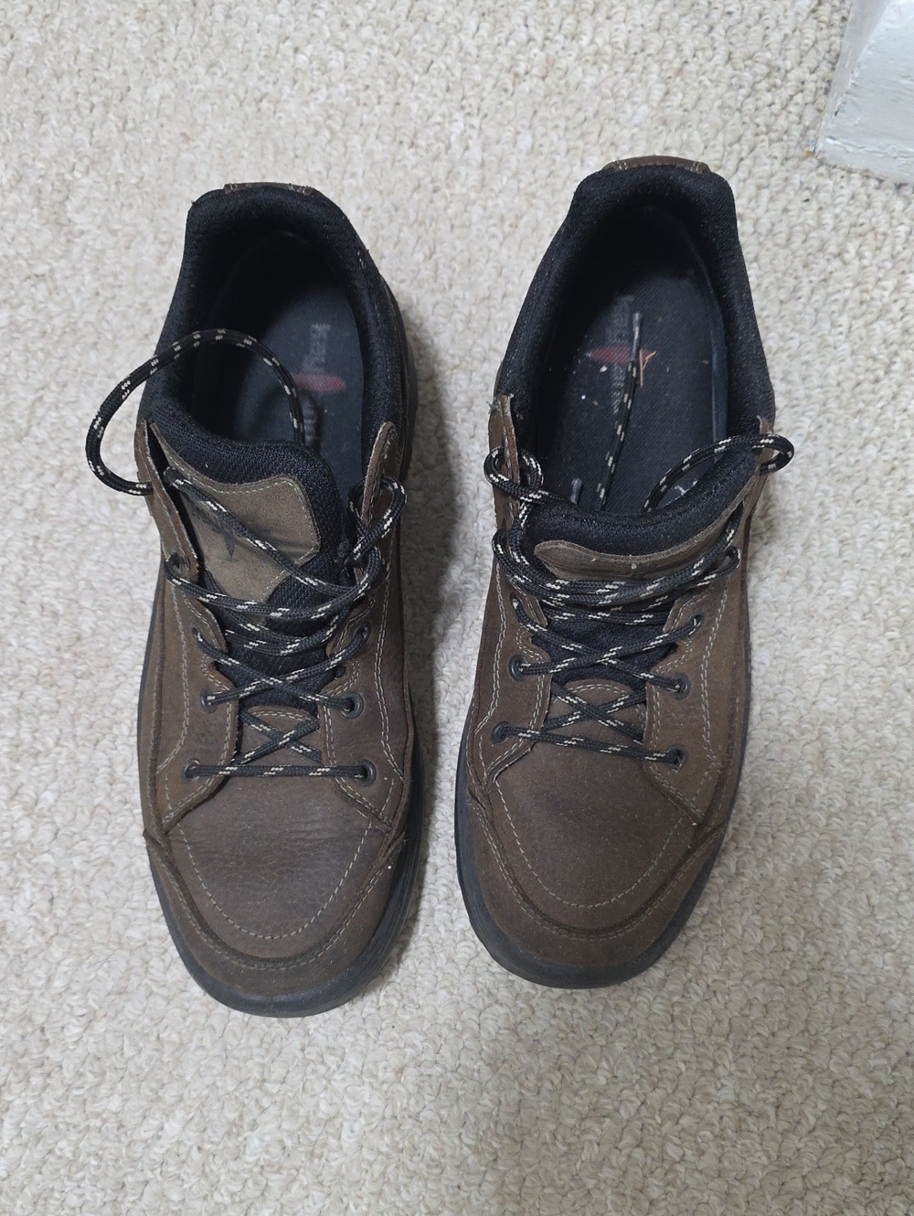 AND Men's Brown and Black Athletic Lace-Up Shoes